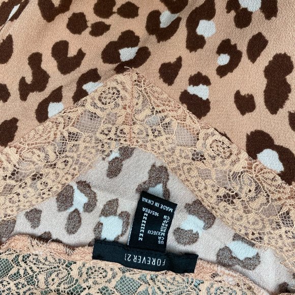 Forever 21 Cheetah Print Camisole Size Medium tank top cami - Picture 10 of 10